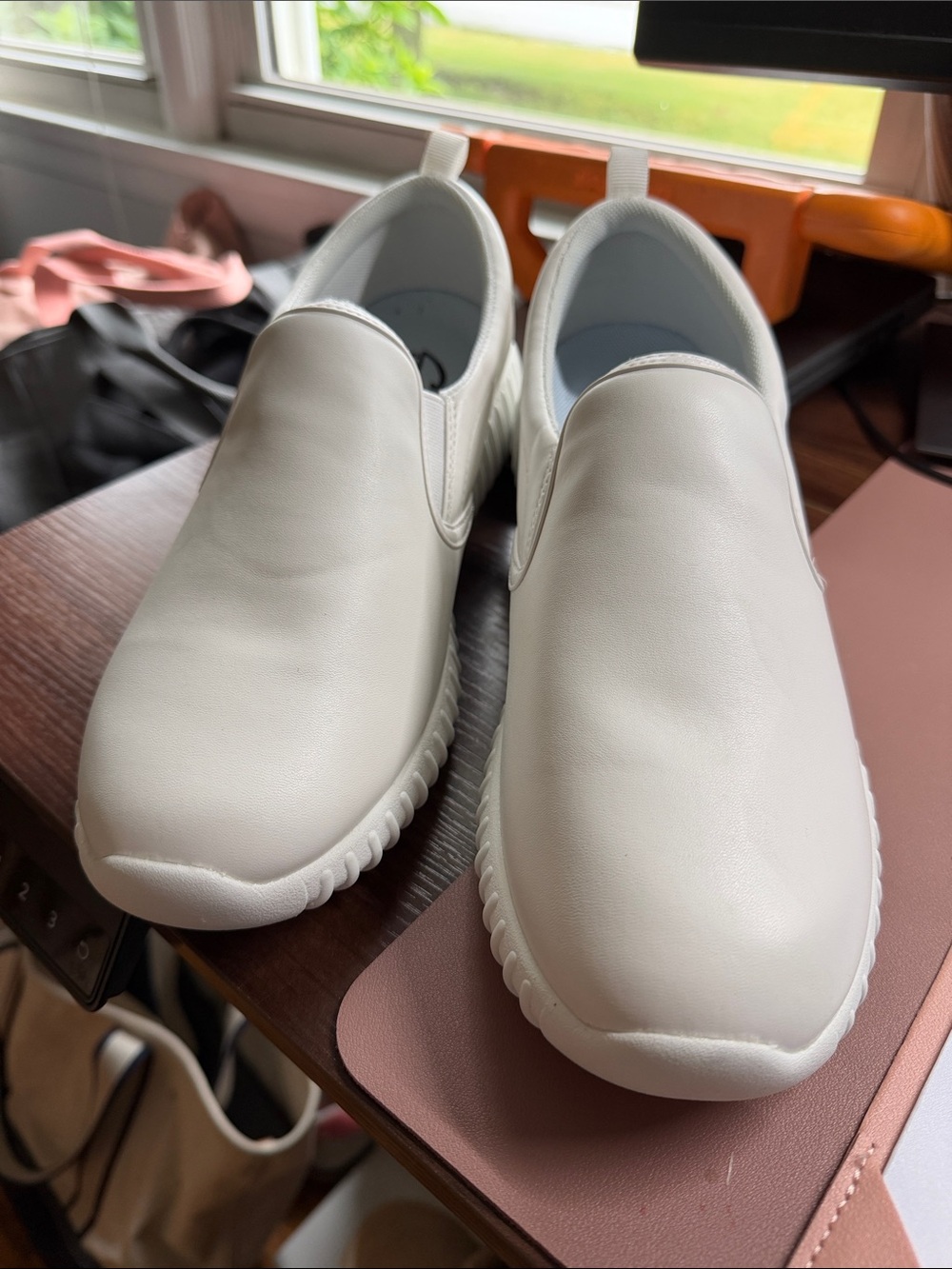 Savvy Slip-On Loafers in White